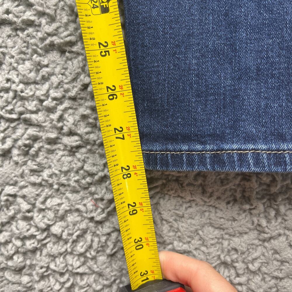 Hollister Jeans Womens 26X30 Blue Epic Flex Skinny Mid-Rise 28x28" Measurements - Picture 9 of 11